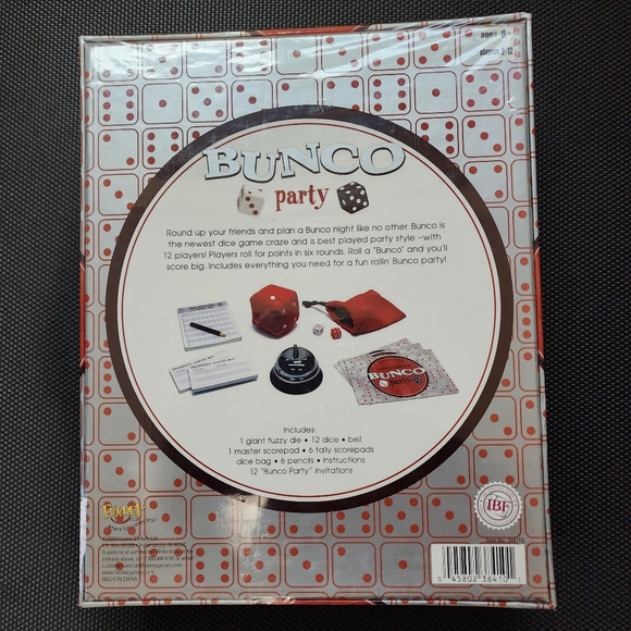 Bunco party dice game NWT/sealed - Picture 2 of 12
